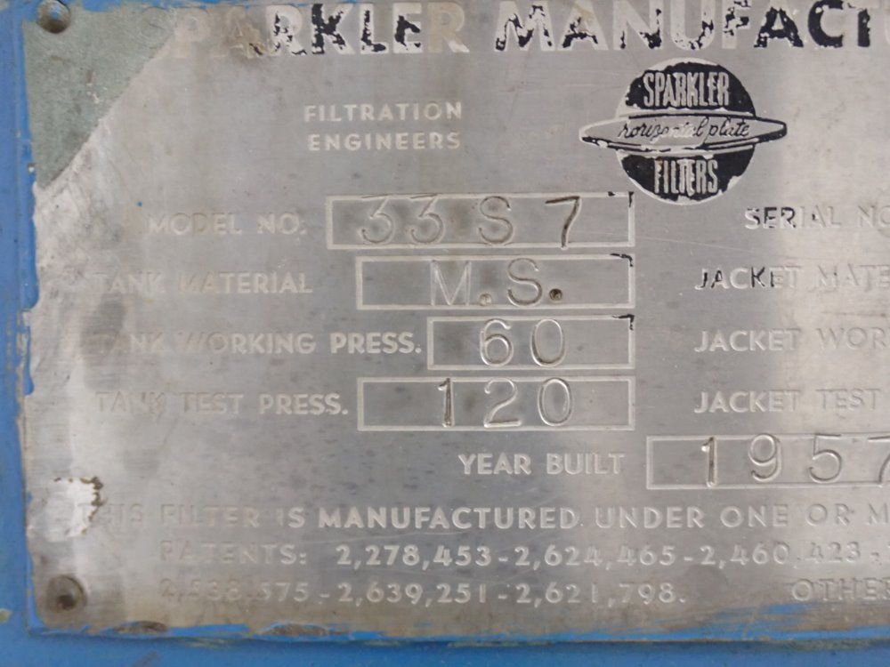 Sparkler 38" X 30" 33s7 Pressure Pot - 33s7