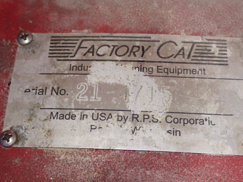 Factory Cat Floor Scrubber