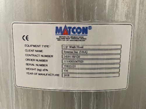 Matcon Bin Washer System
