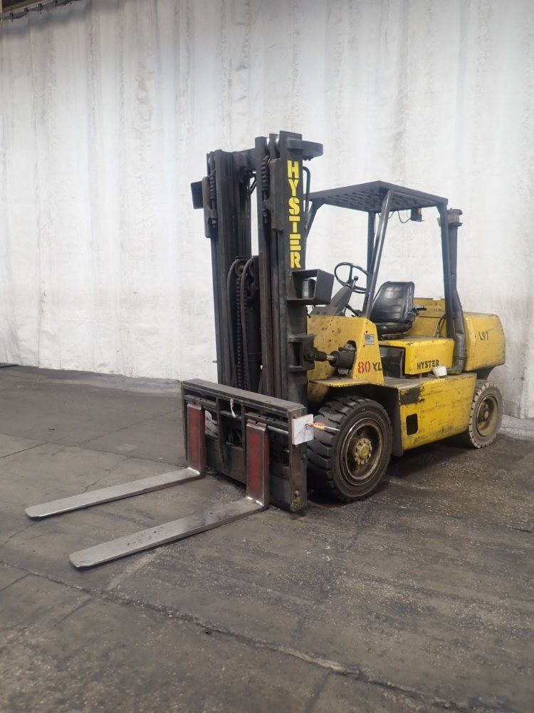 Hyster 7400# H80xl Propane Forklift - H80xl