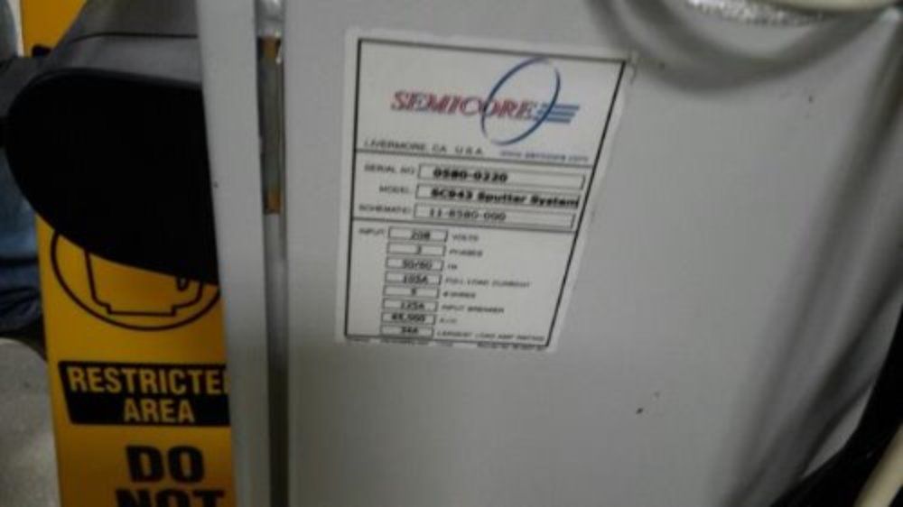Semicore Sc923 Sputtering System - Sc923