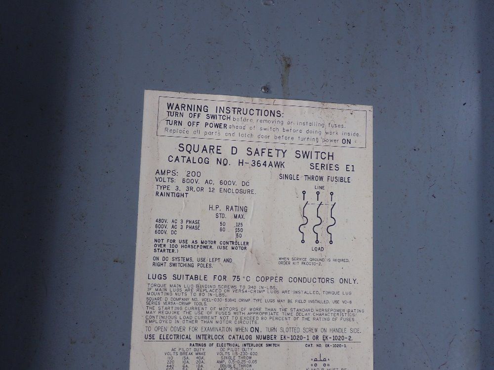 Sqaure-d Fusible Disconnect