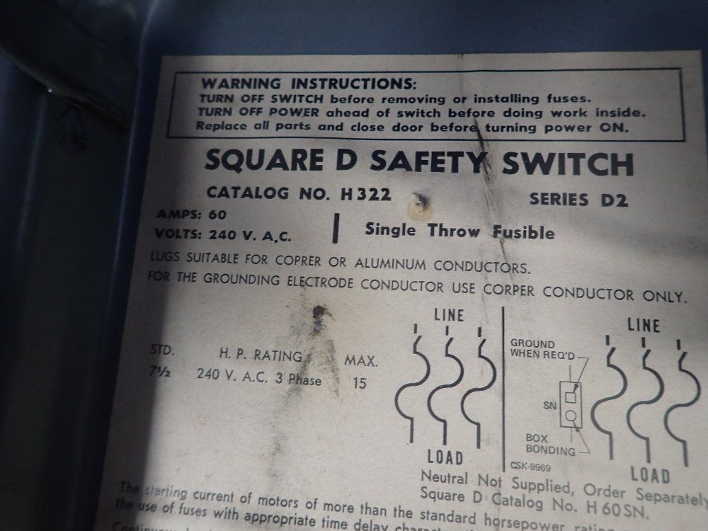 Sqaure-d Fusible Disconnect