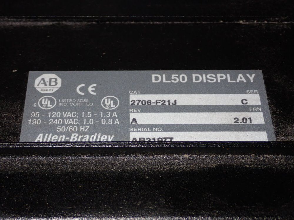 Allen-bradley Red Led Display - 2706-f21j