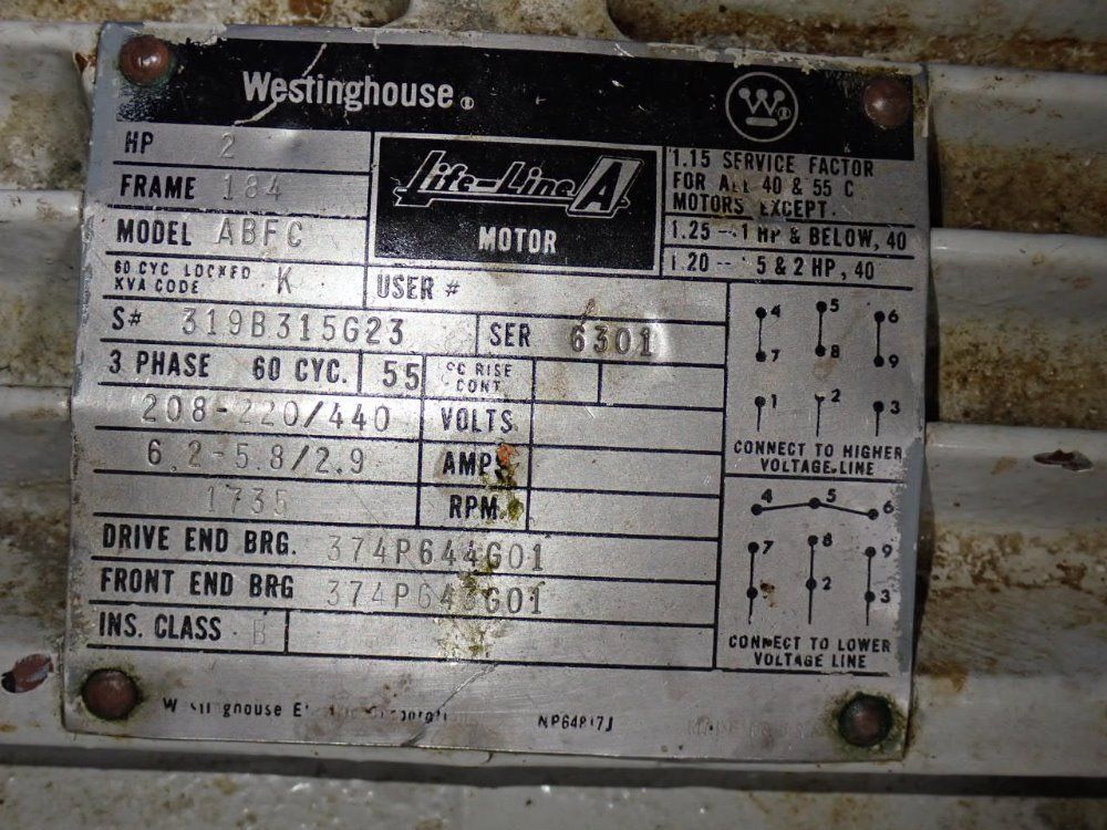 Manton-gaulin Mfg Co Homogenizer - 15m8ta