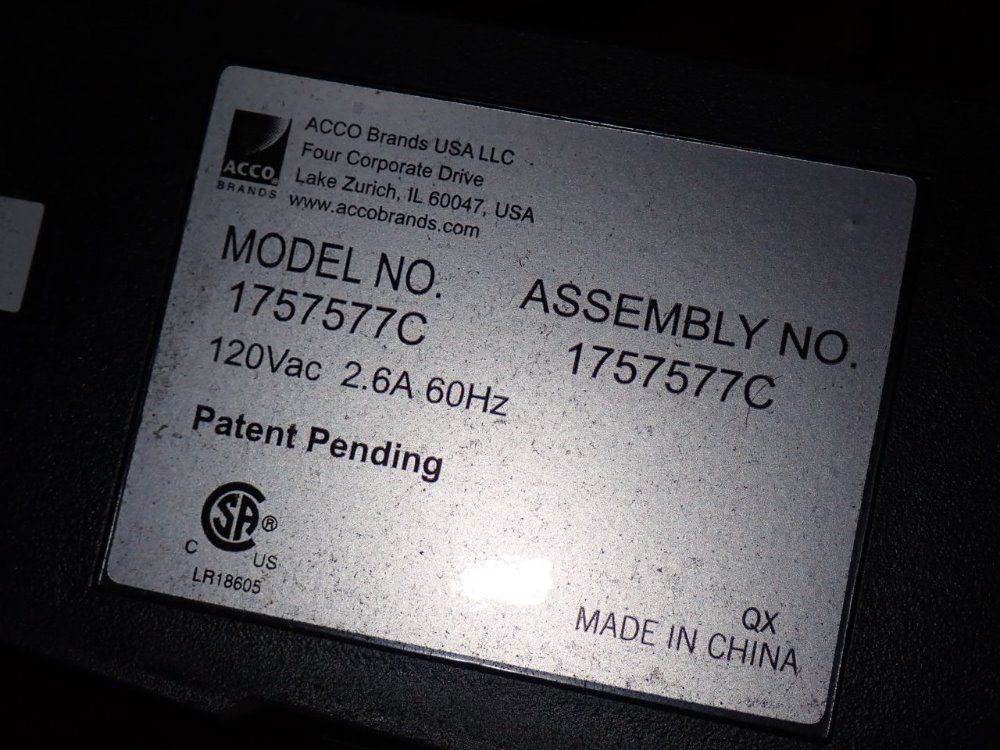 Acco/swingline Paper Shredder