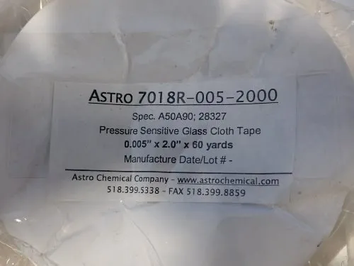 Astro Chemical Company Viscosity Silicone And Cloth Tape