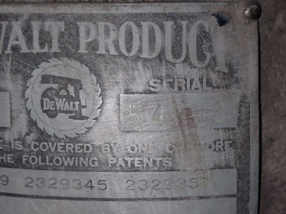 Dewalt Radial Arm Saw