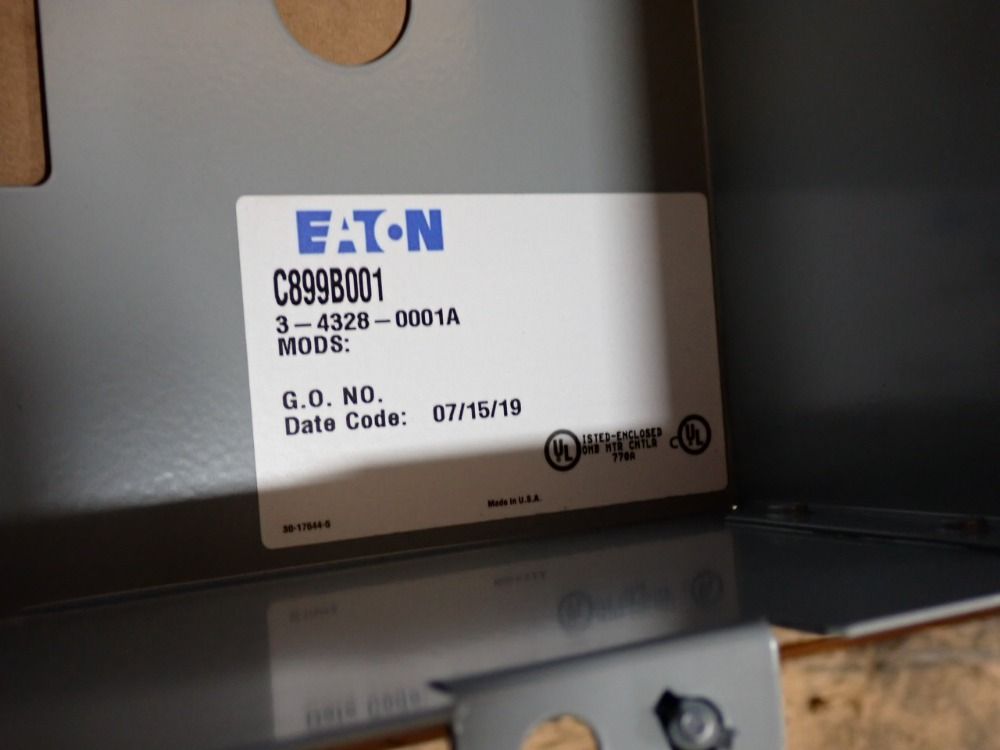Eaton Electric Enclosure - C899b001