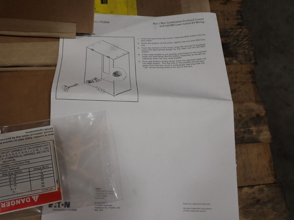 Eaton Electric Enclosure - C899b001