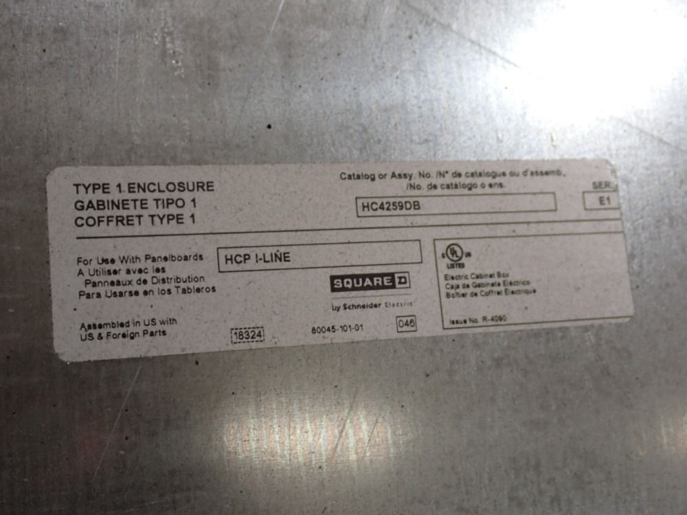 General Electric 19x5x43 Electric Enclosure - Hcw59tsd