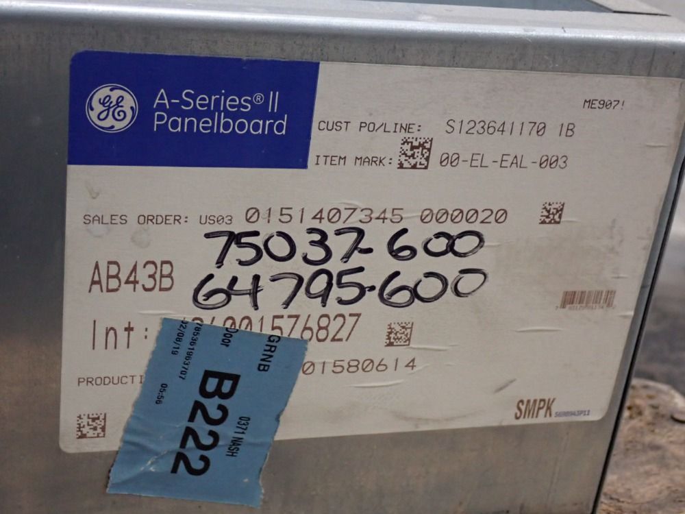 General Electric 19x5x43 Electric Enclosure - Hcw59tsd