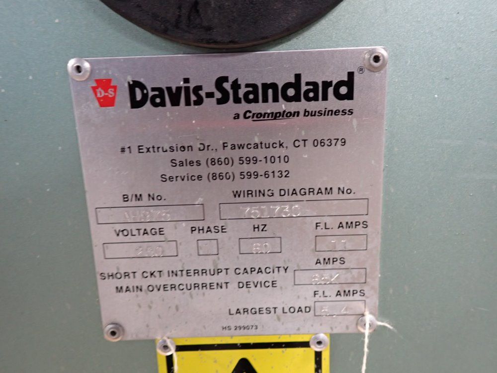 Davis Standard Tubing Puller/cutter