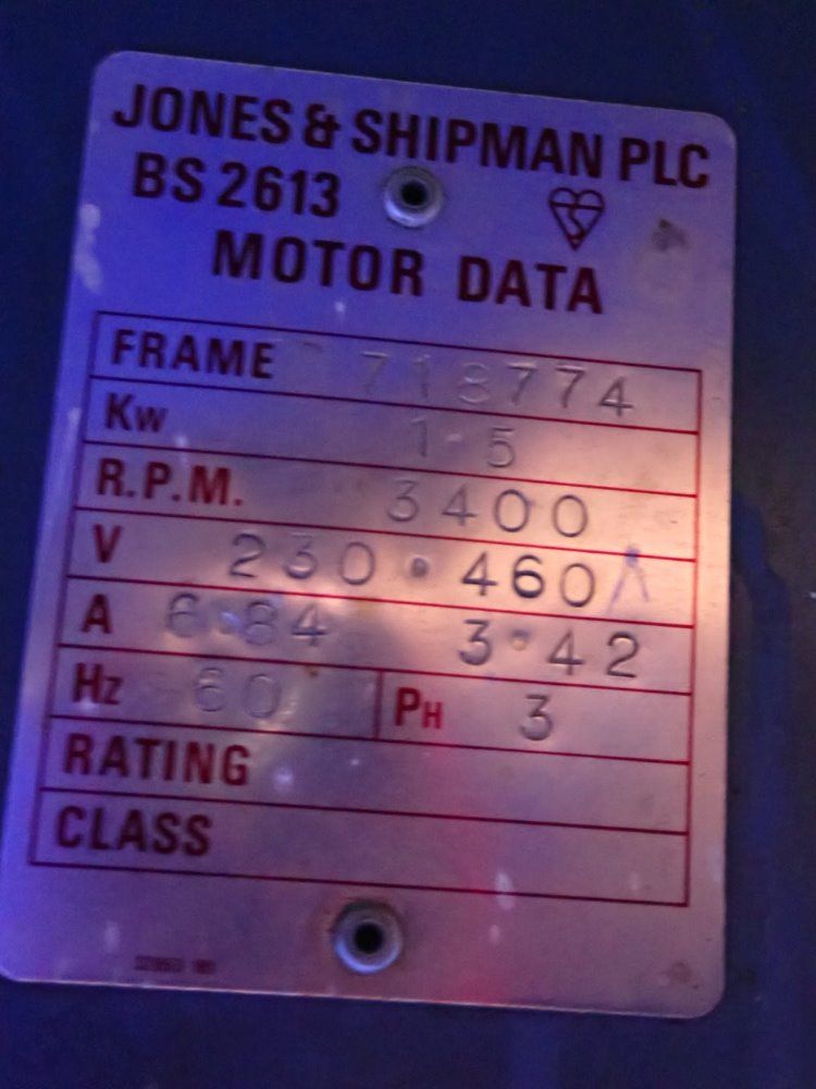 Jones & Shipman Surface Grinder