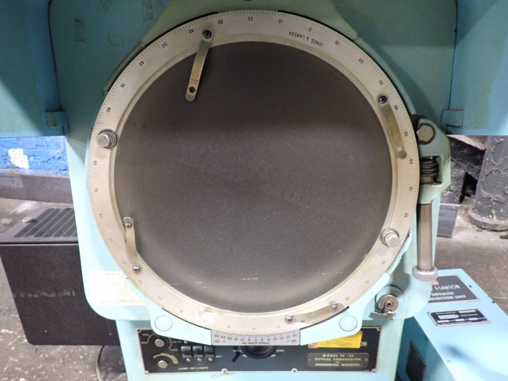 Jones And Lamson Optical Comparitor