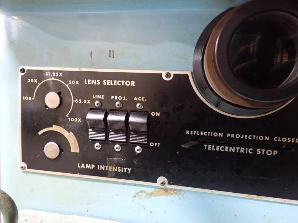 Jones And Lamson Optical Comparitor