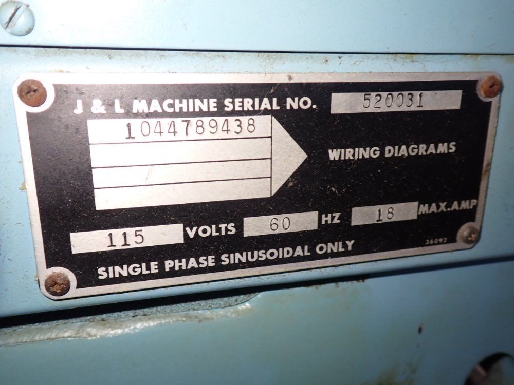 Jones And Lamson Optical Comparitor