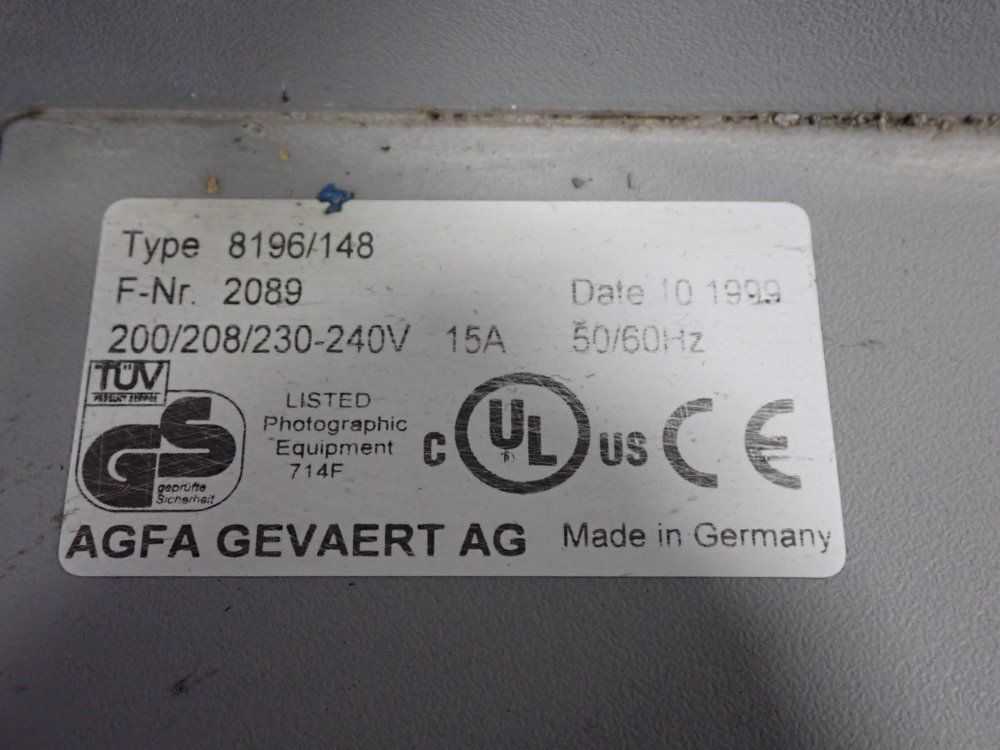 Agfa Universal Film Processor