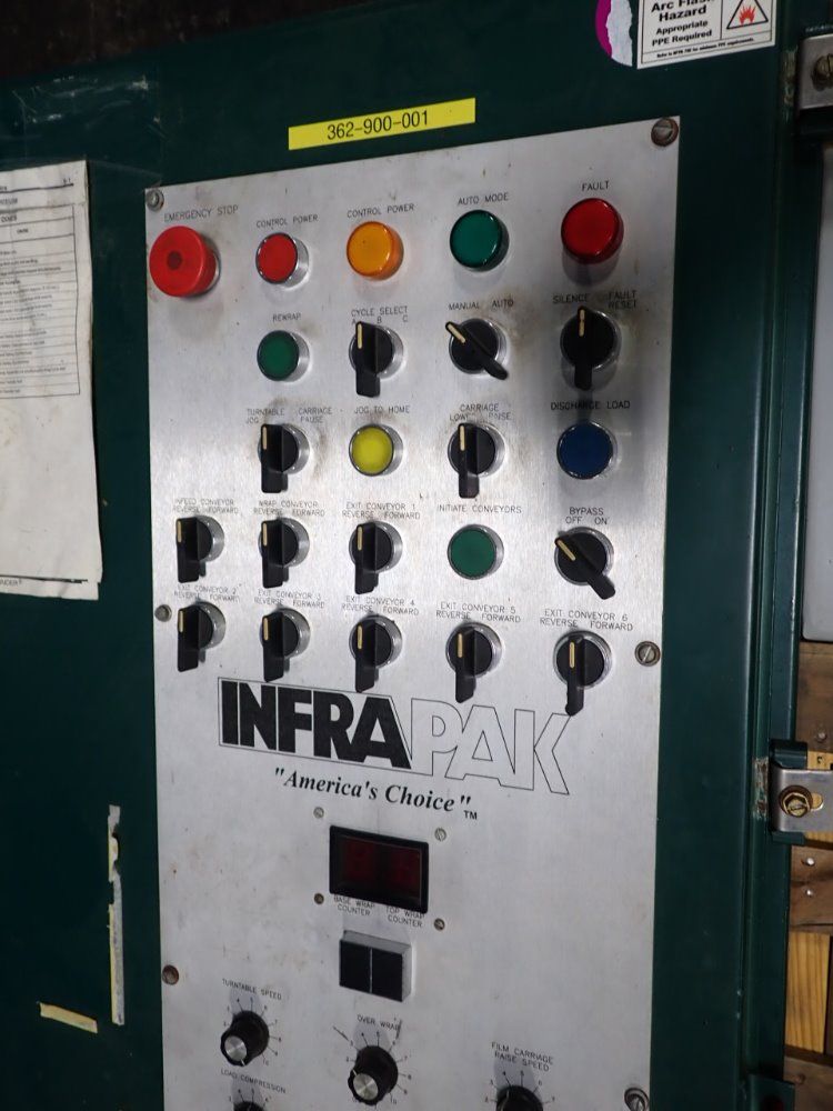 Infrapak Stretch Wrapper W/feed Tables