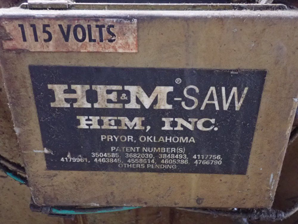 Hem Saw 5hp/14a/42x8 M2 Welded-edge Bandsaw - H115a