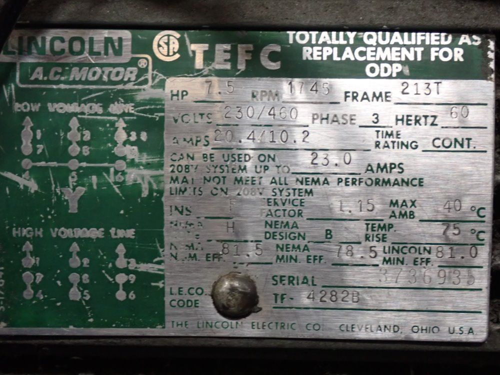 Hem Saw 5hp/14a/42x8 M2 Welded-edge Bandsaw - H115a