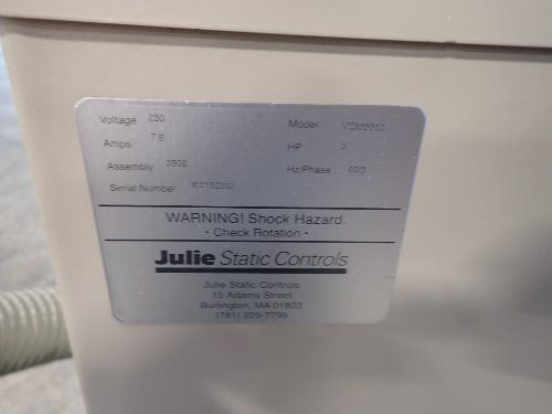 Julie Static Control 3 Webvac Dust Collector - Vqm5012