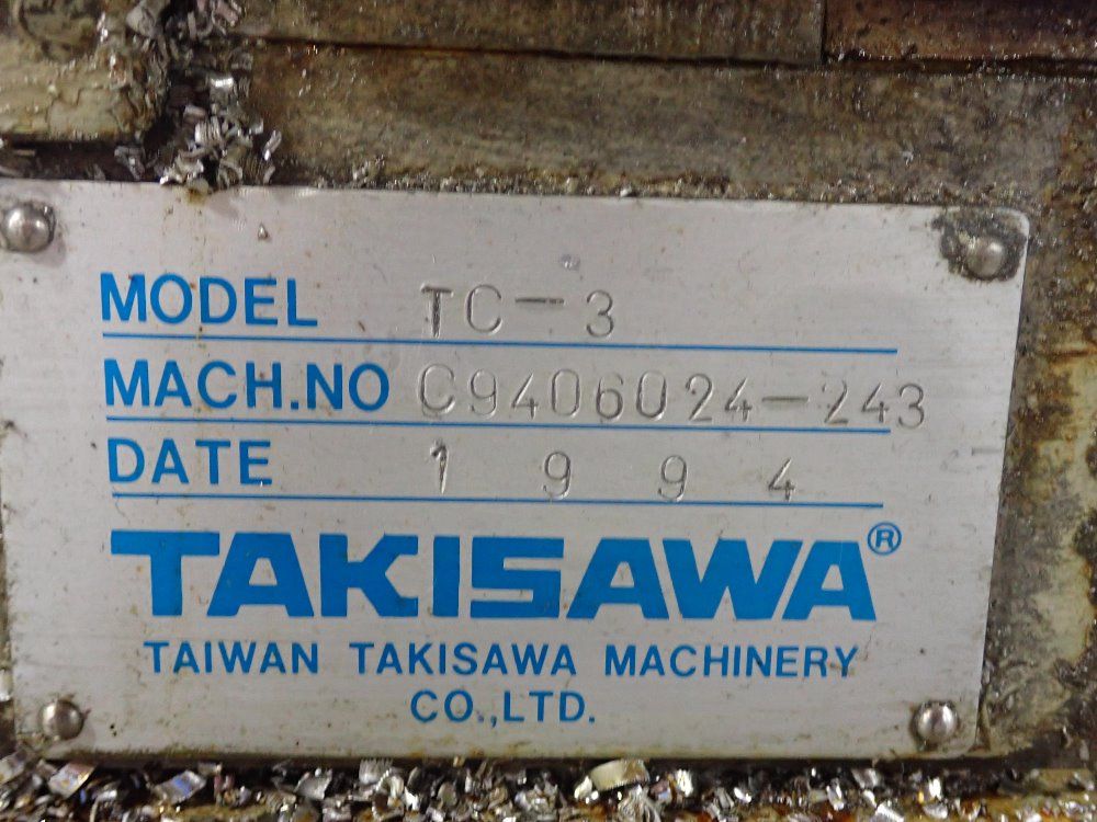 Takisawa Tc-3 Cnc Lathe - Tc-3