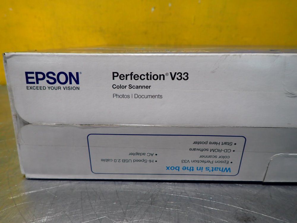 Epson B11b200201 V33 Perfection Flatbed; Photo Scanner - B11b200201
