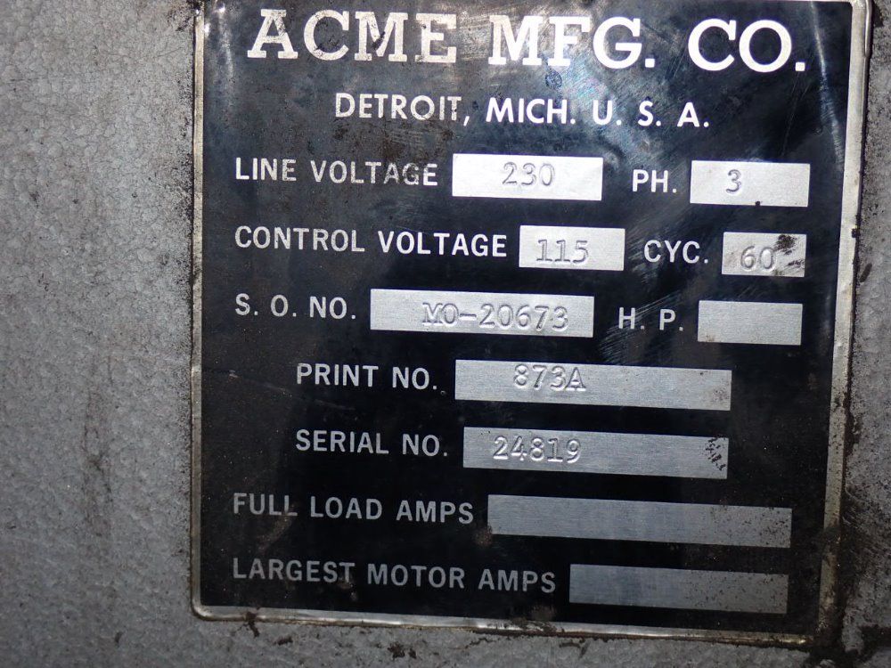 Acme 873a Positioner - 873a