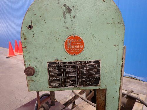 Roll-in 30 1/2" X 18 1/2" Band Saw - Sf 8590