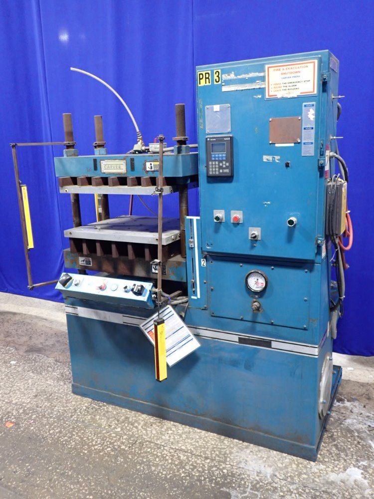 Carver 4 Post Platen Press
