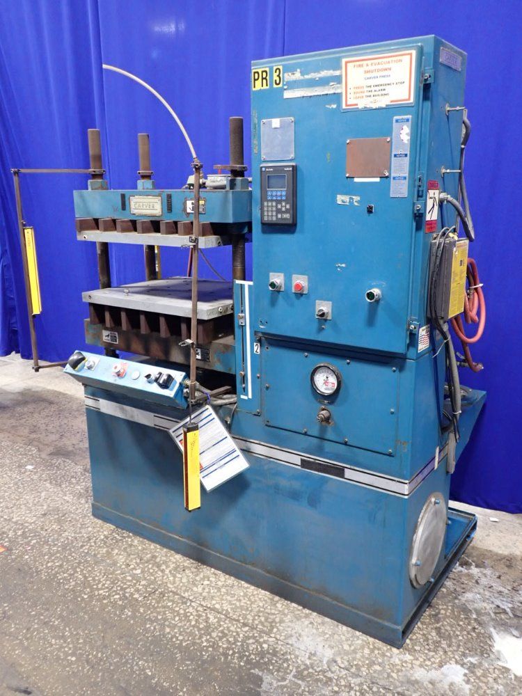 Carver 4 Post Platen Press