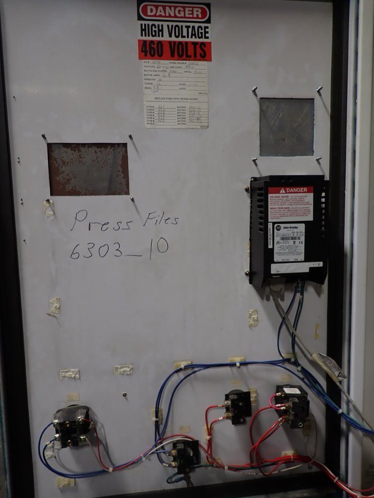 Carver 4 Post Platen Press