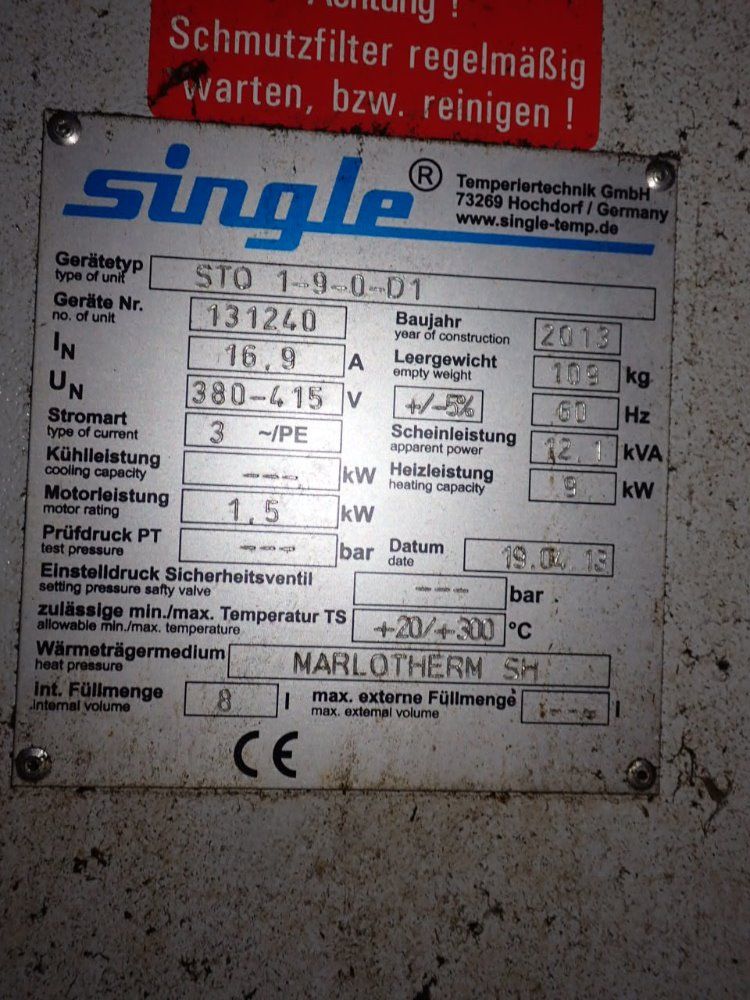 Single Temperature Control