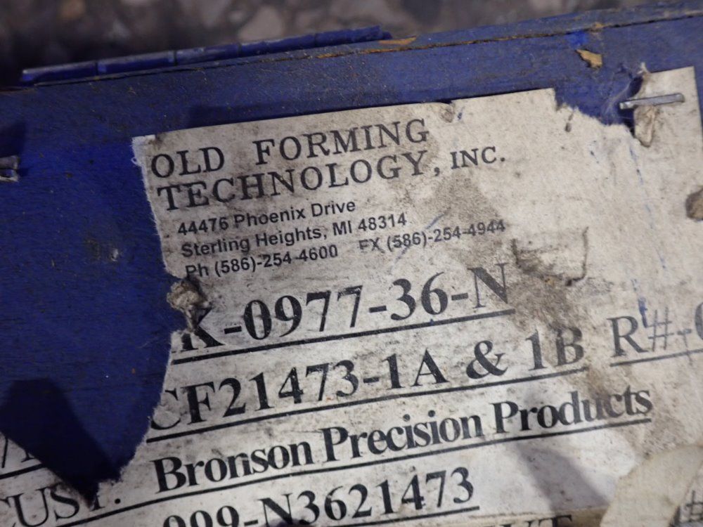 Cold Forming Technologies Spline Rolling Tooling