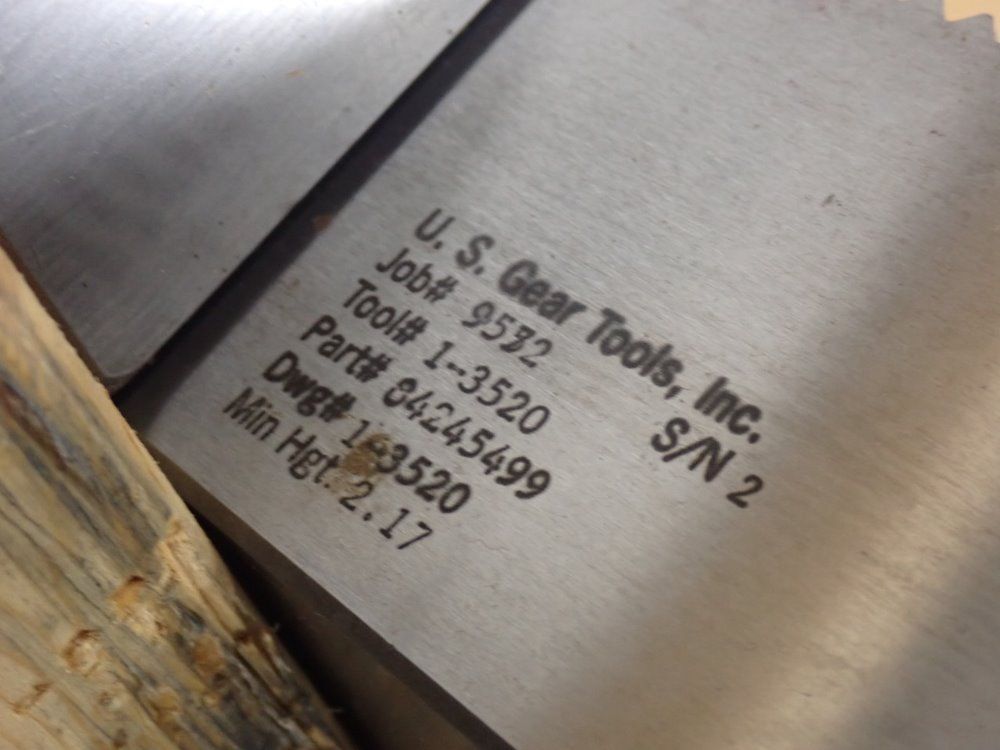 U.s. Gear Tools Inc. Spline Rolling Tooling