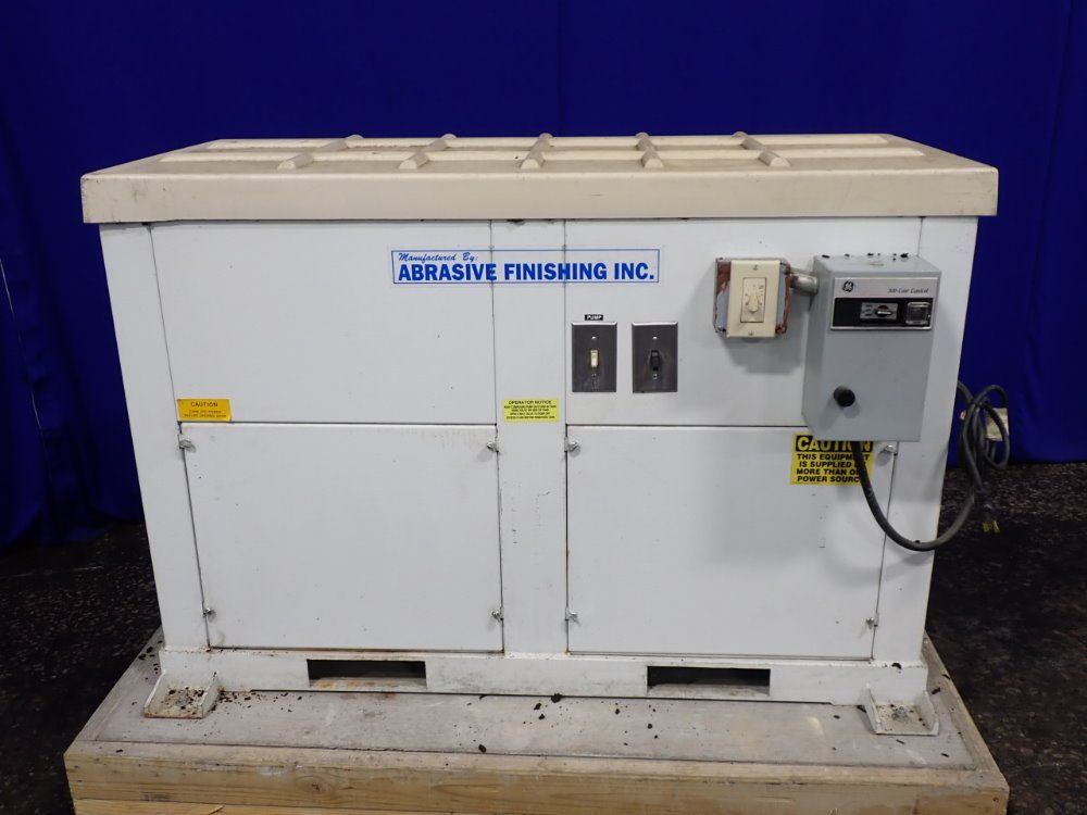 Abrasive Finishing Inc Burr Bench Abrasive Machine