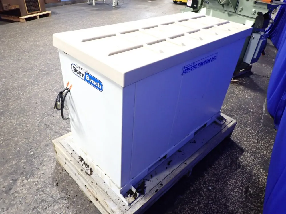 Abrasive Finishing Inc Burr Bench Abrasive Machine