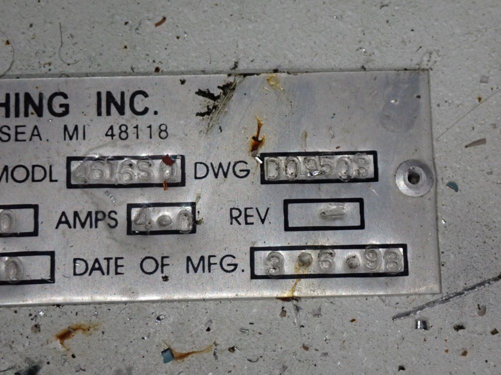 Abrasive Finishing Inc Burr Bench Abrasive Machine