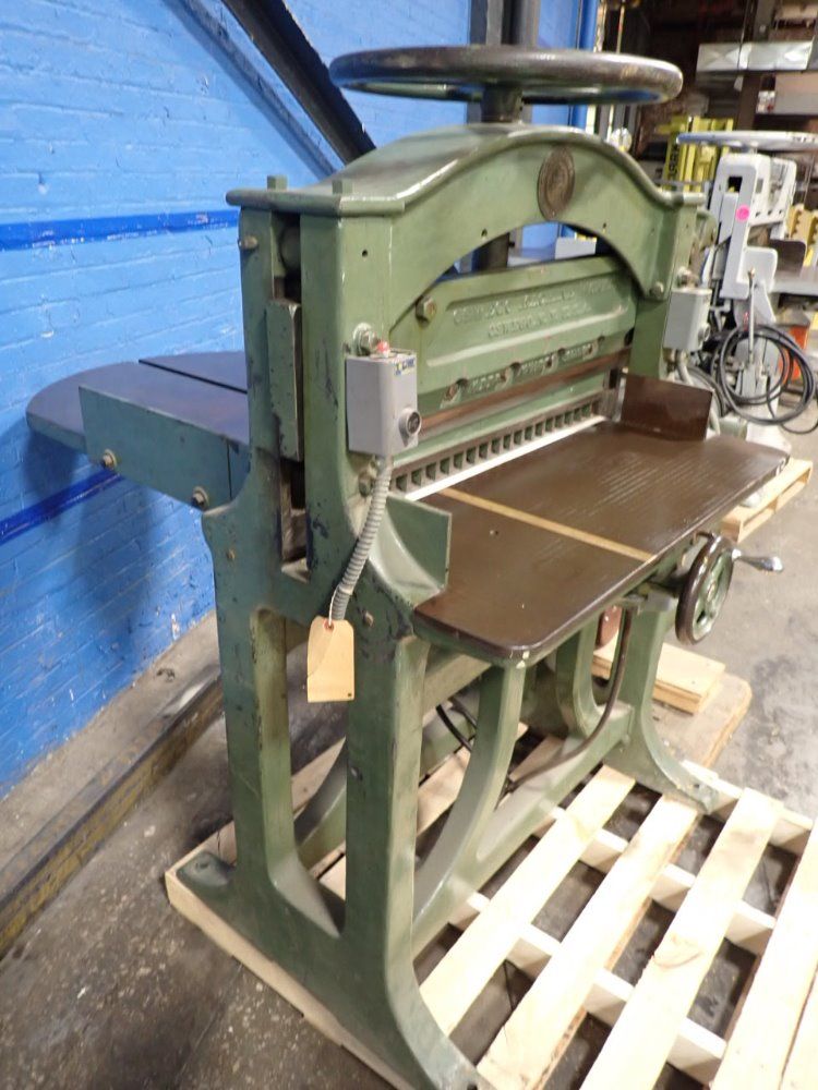 Oswego Machine Works Paper Cutter
