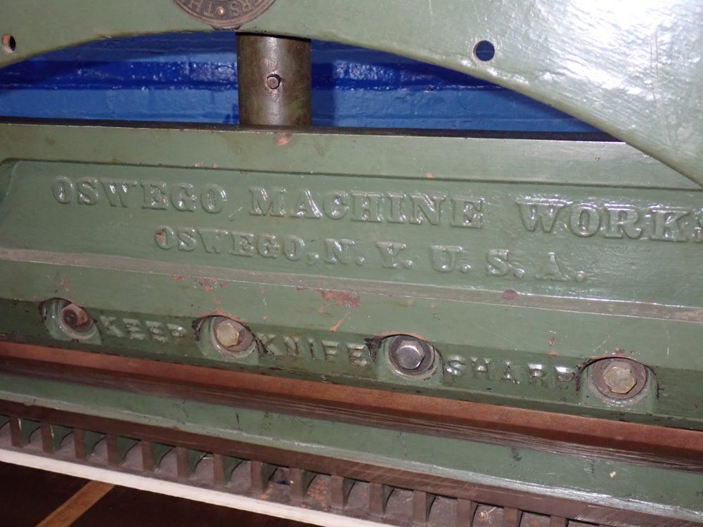 Oswego Machine Works Paper Cutter