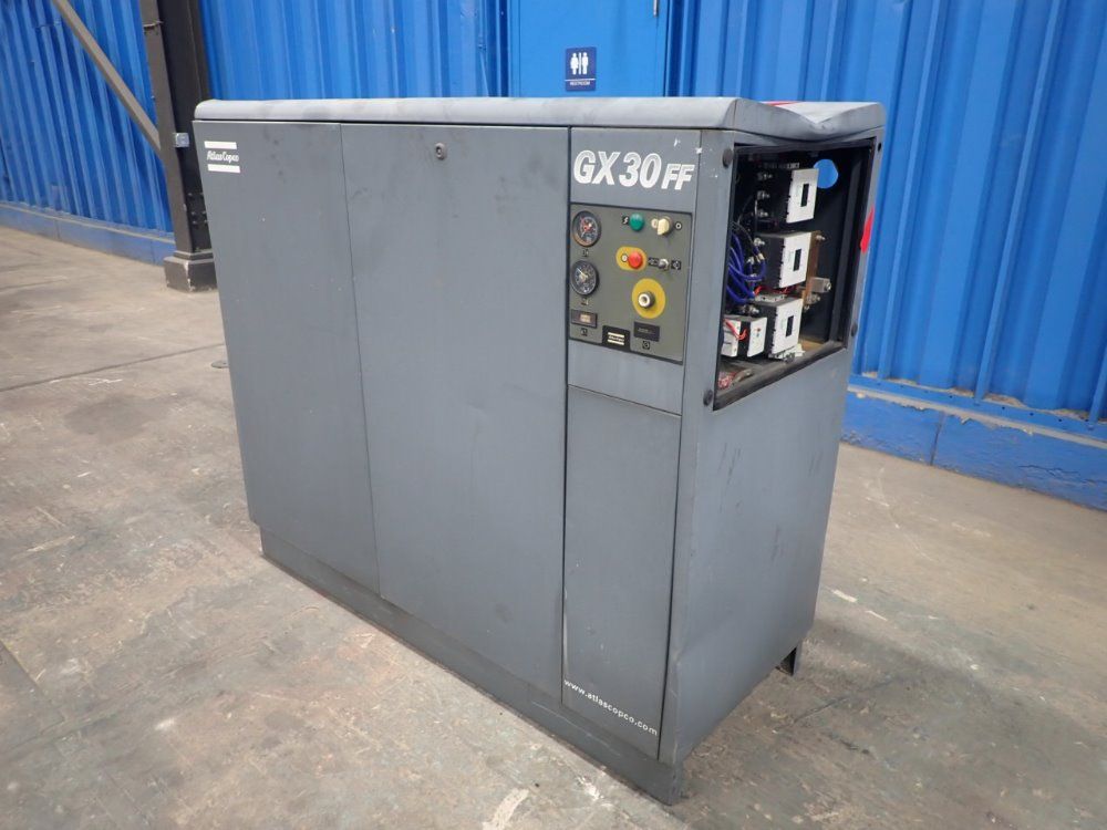 Atlas Copco 8.6bar/40hp/30kw/124psi Air Compressor - Gx30