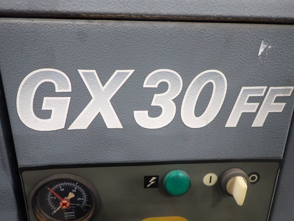 Atlas Copco 8.6bar/40hp/30kw/124psi Air Compressor - Gx30