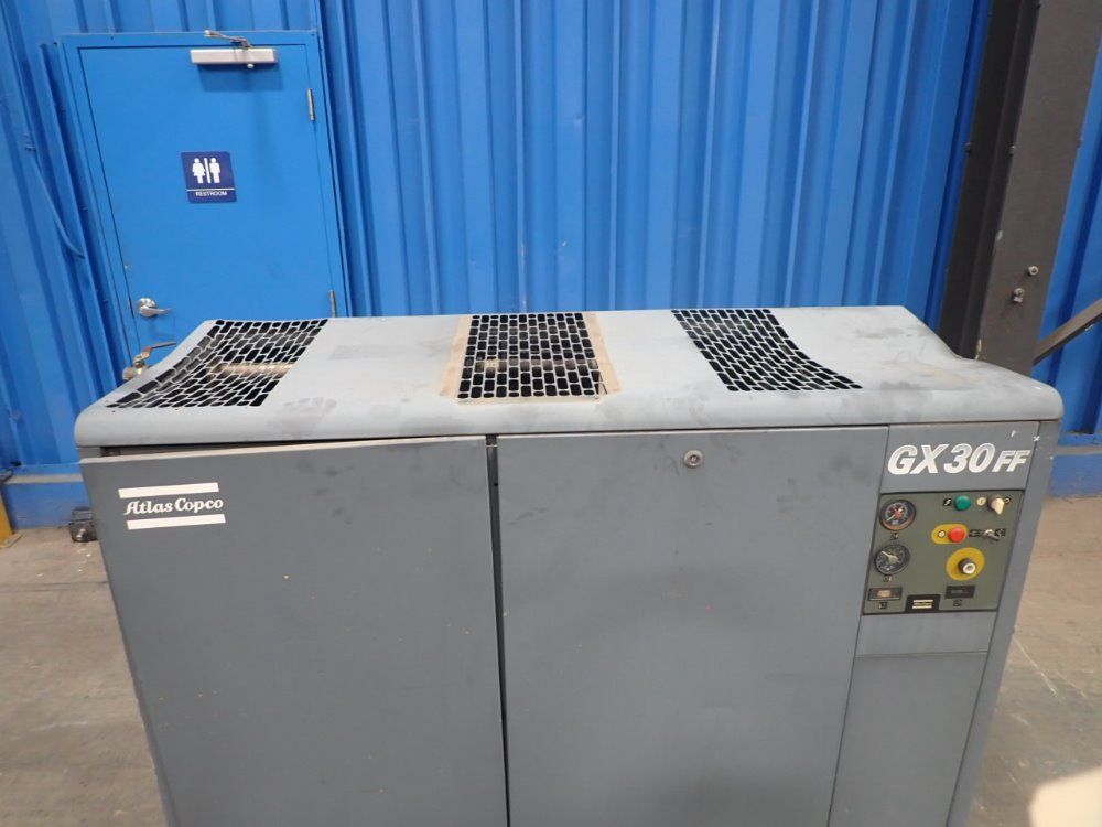Atlas Copco 8.6bar/40hp/30kw/124psi Air Compressor - Gx30