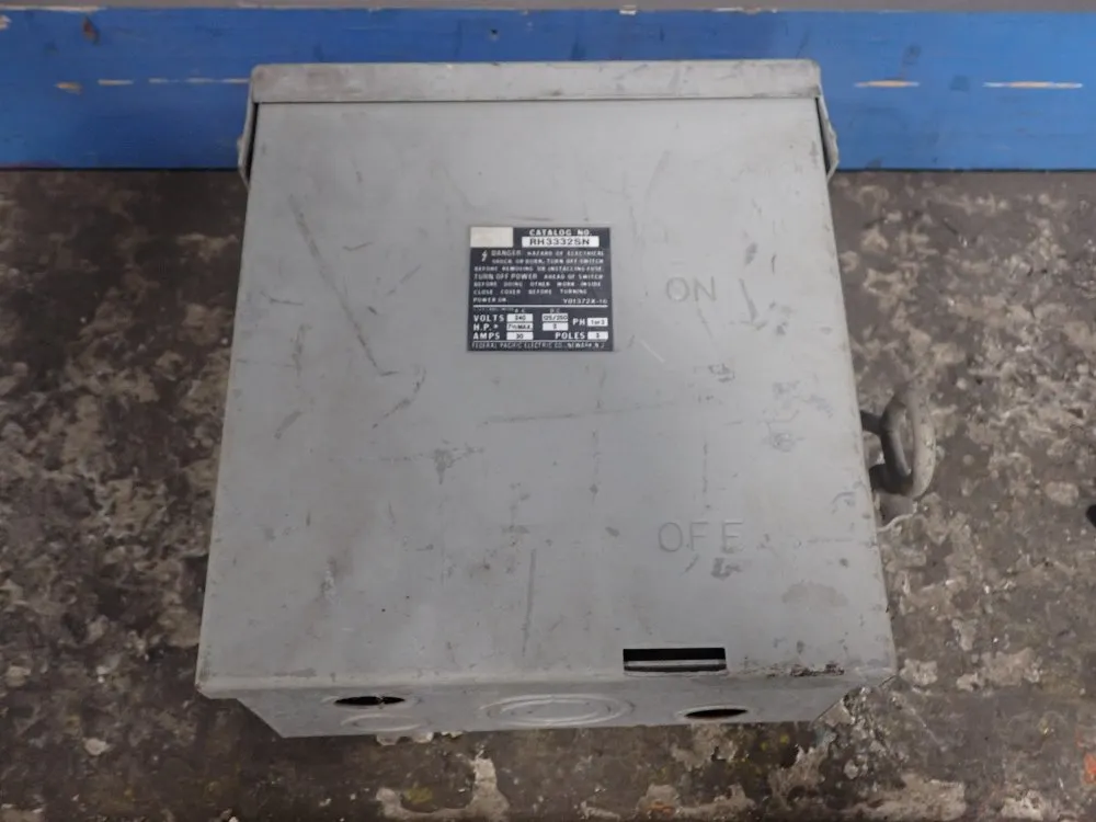 Federal Pacific Electric Fusible Disconnect