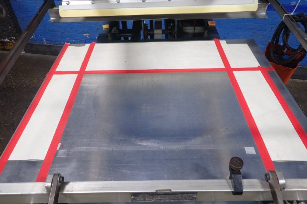 American Screen Printing Equipment Inc 30 X 36 Screen Printing Press