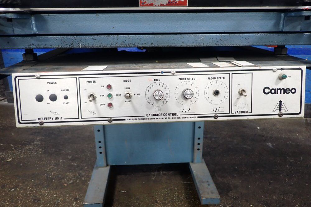 American Screen Printing Equipment Inc 30 X 36 Screen Printing Press