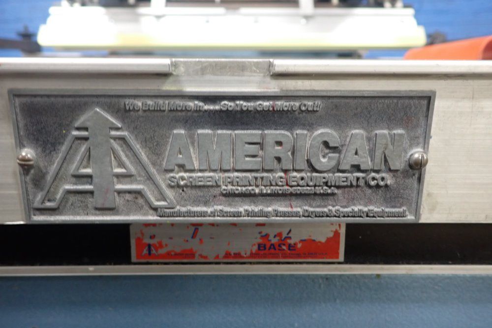 American Screen Printing Equipment Inc 30 X 36 Screen Printing Press