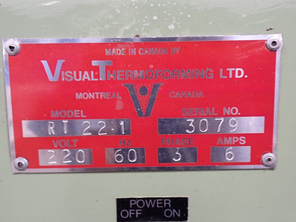 Visual Thermoforming Ltd 24" X 12" X 5" Tunnel Rt221 Trimmer - Rt221