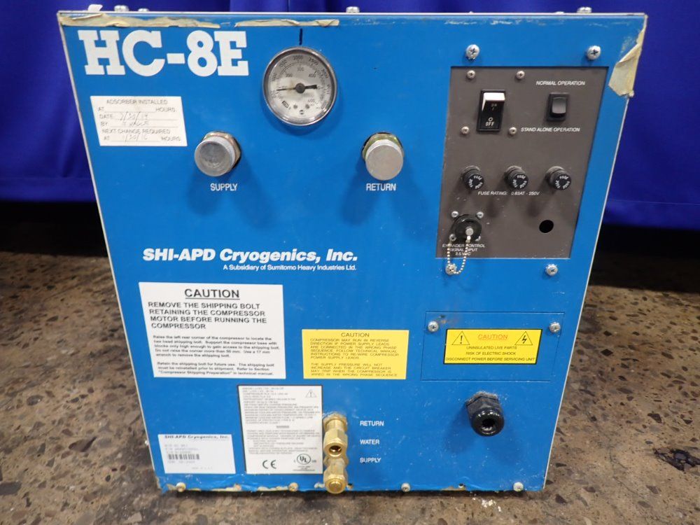 Shi-apd/cryogenics Inc Recirculating Water Chiiler